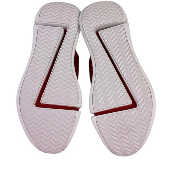 UNOS By Zs Sneakers Athletic Shoes Red Knit Unisex  M 8-9 / W 9.5-10.5 - Picture 4 of 5